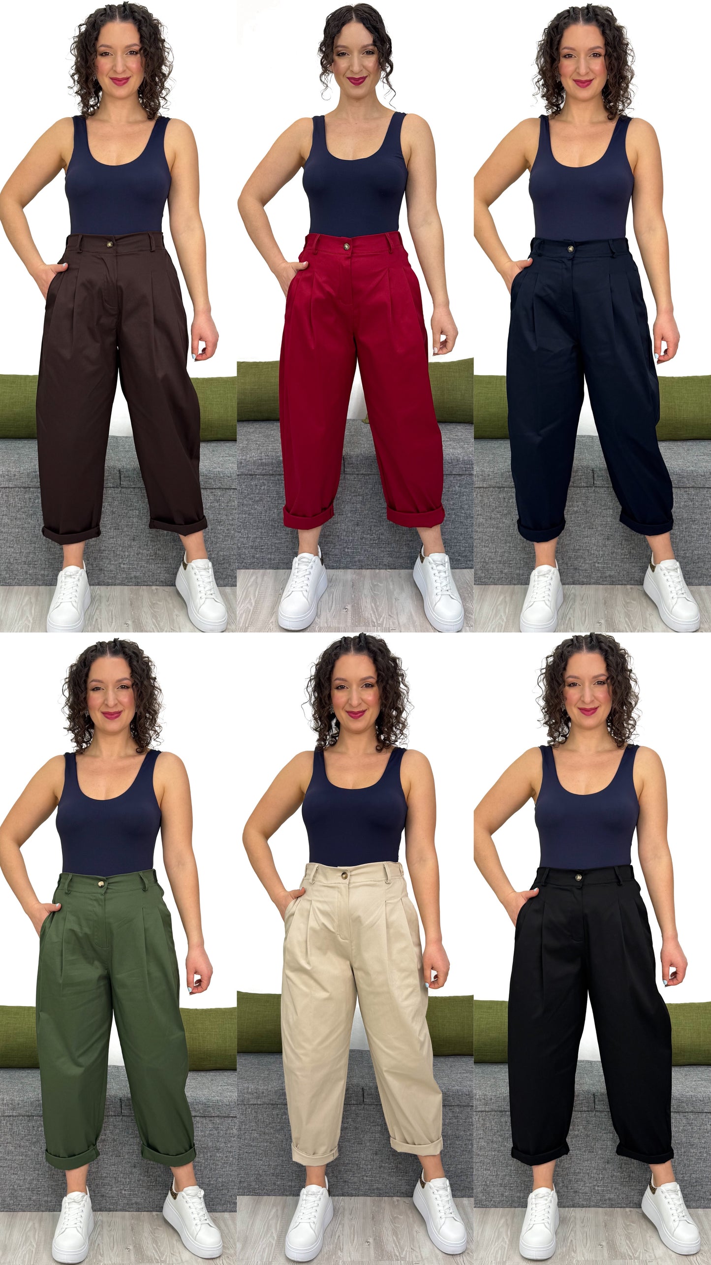 PANTALONE BALLON IN COTONE