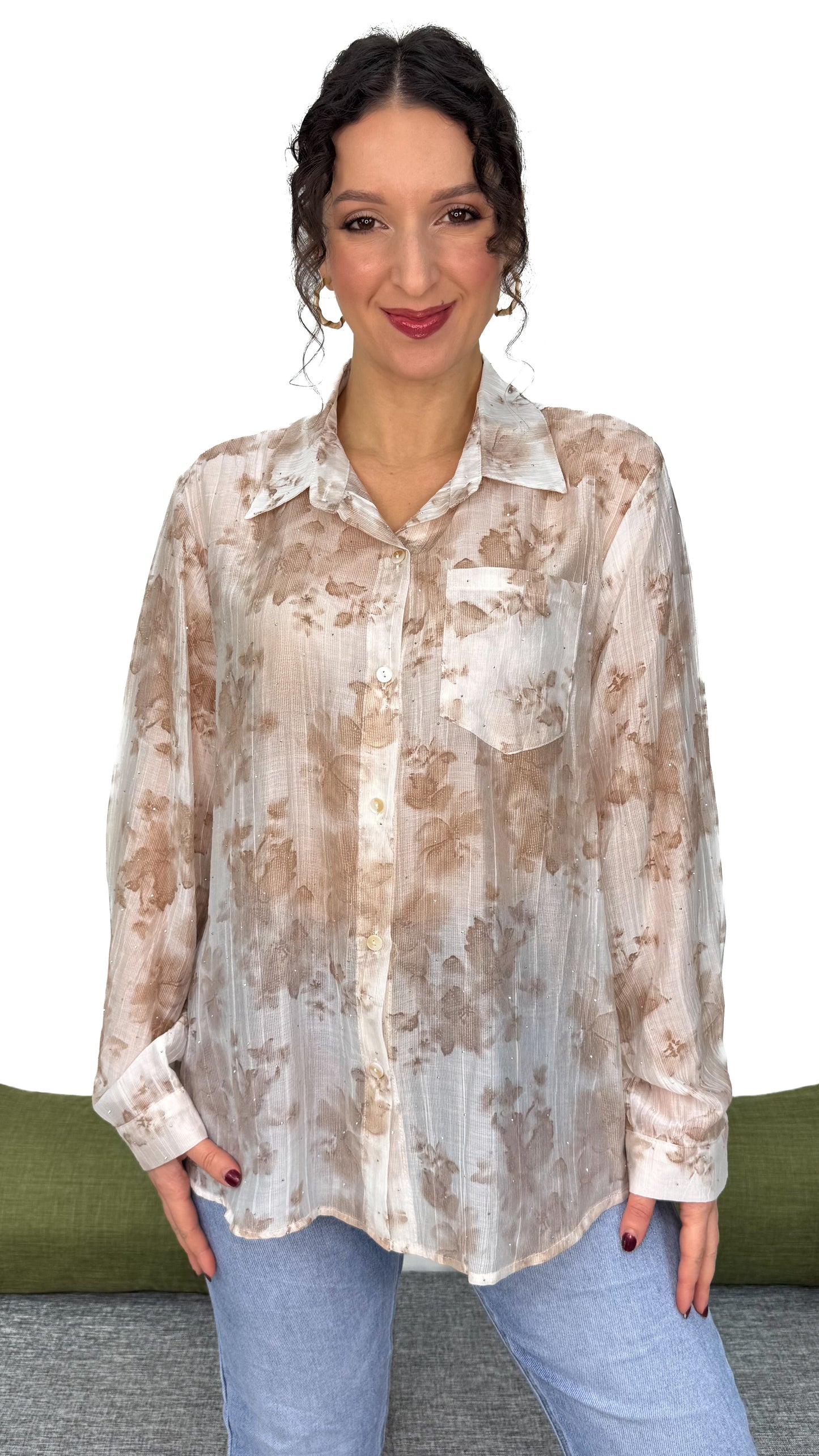 CAMICIA FIORI DI LUCE