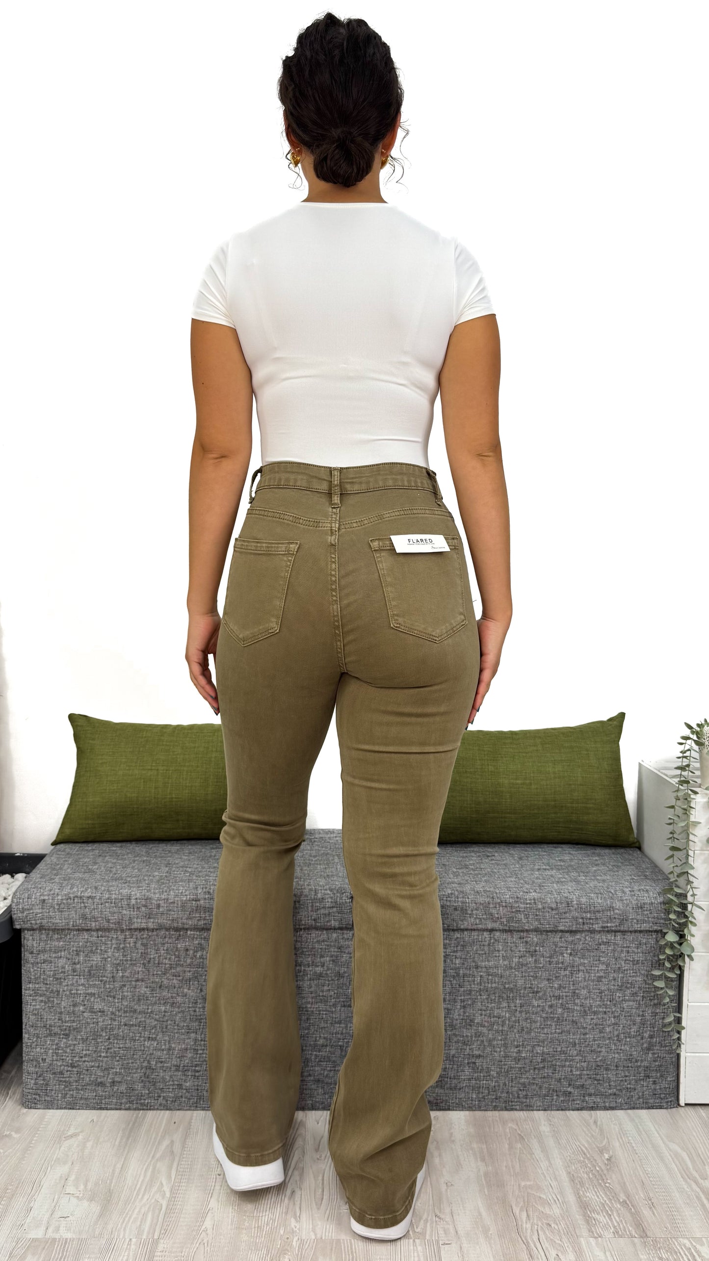 JEANS FLARE NOCCIOLA