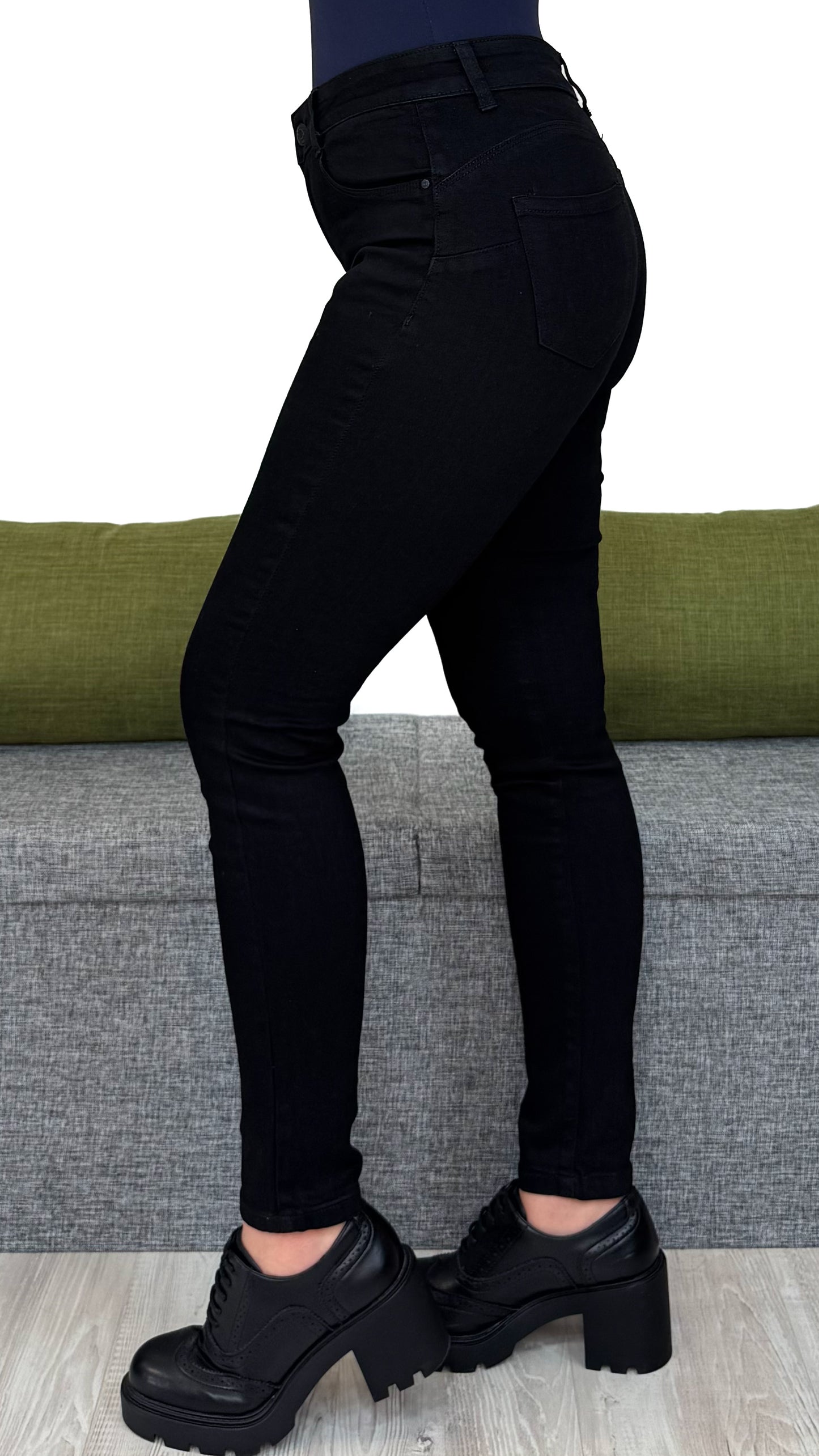 Jeans Skinny Nero EFFETTO -5KG