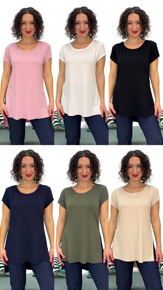 T-SHIRT ASIMMETRICA