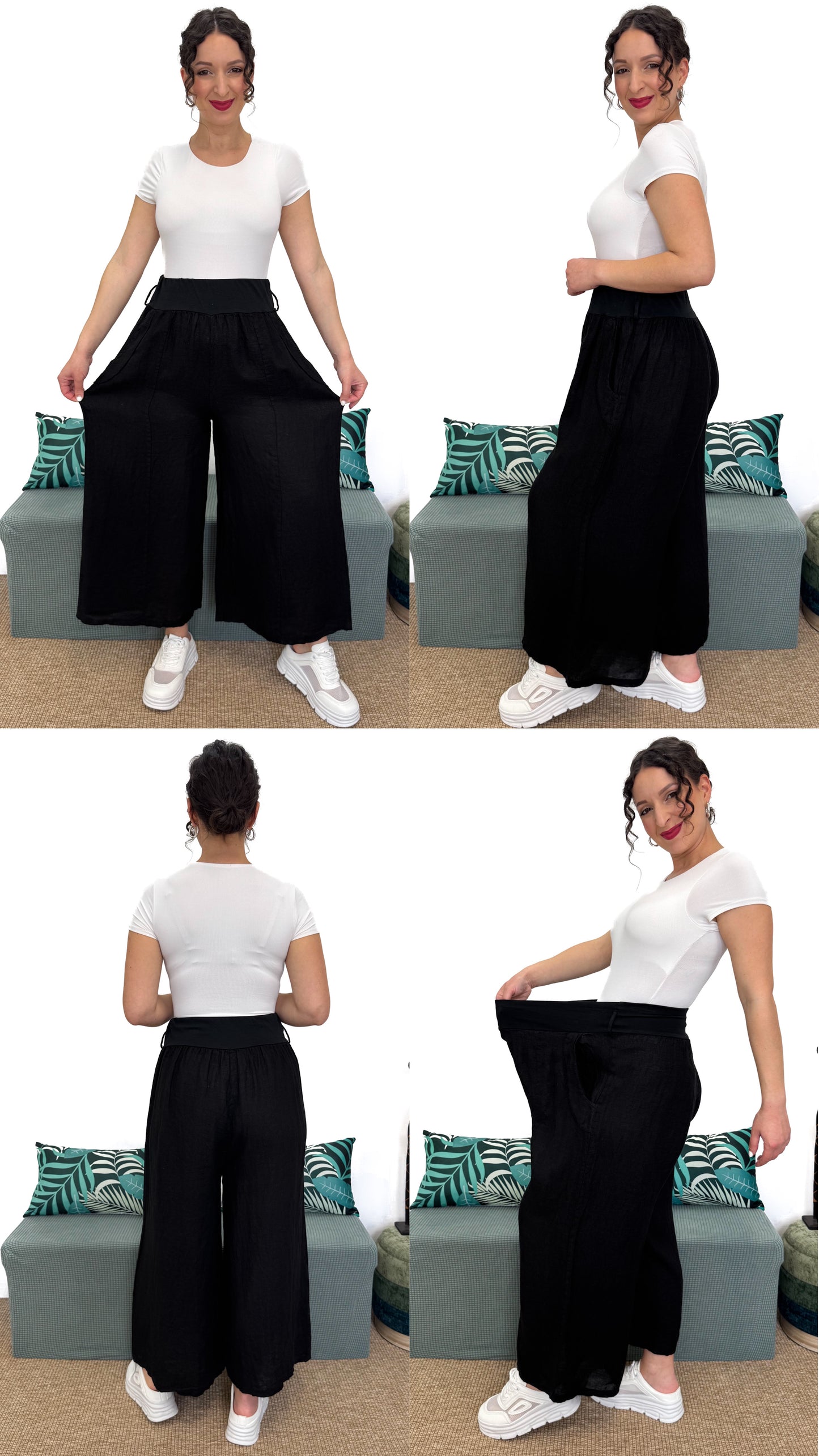 PANTAGONNA NUVOLA 100% LINO