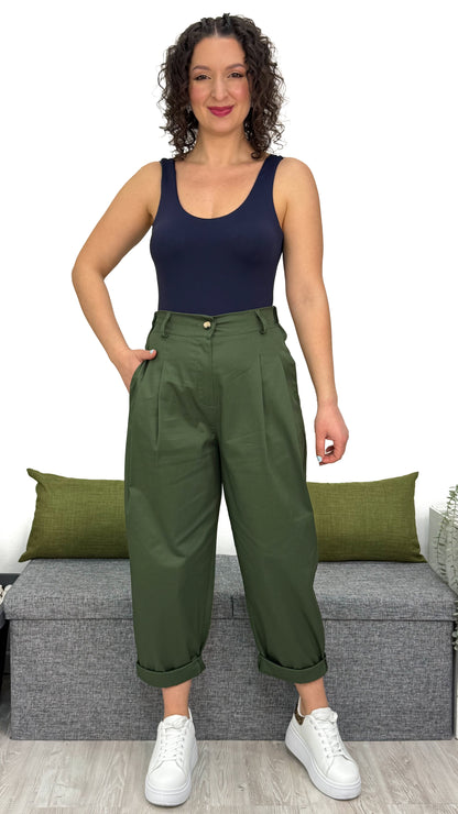 PANTALONE BALLON IN COTONE