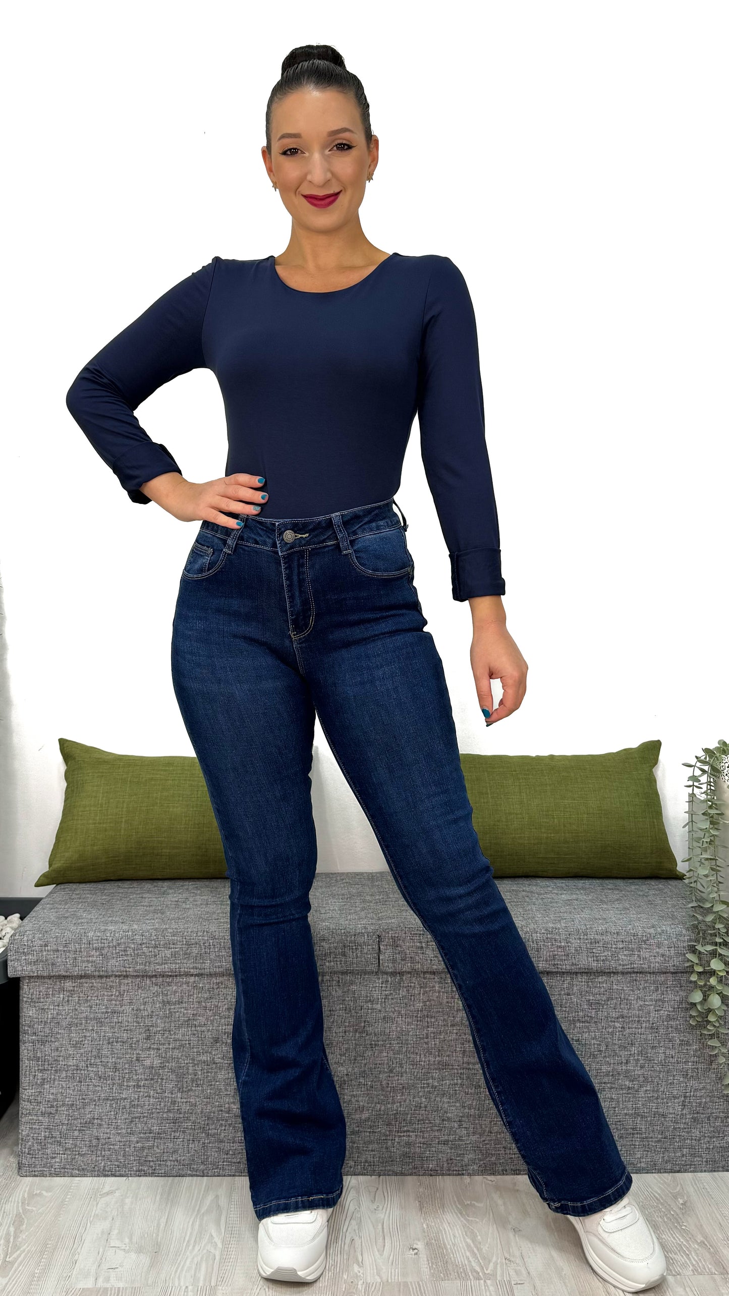 JEANS FLARE EFFETTO -5kg