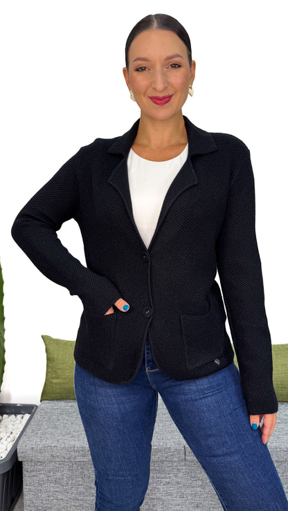 BLAZER IN MAGLIA