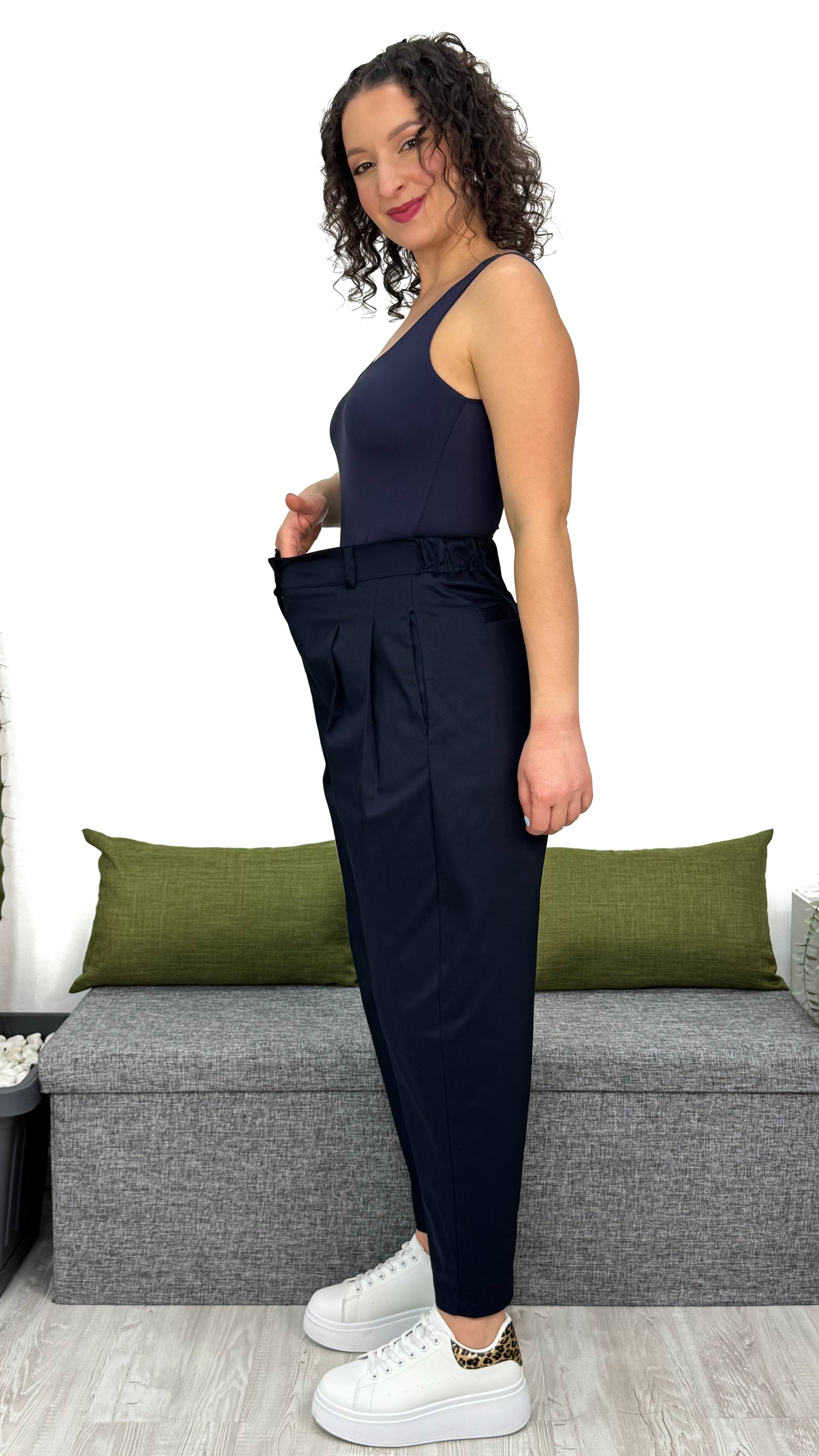 PANTALONE BALLON IN COTONE