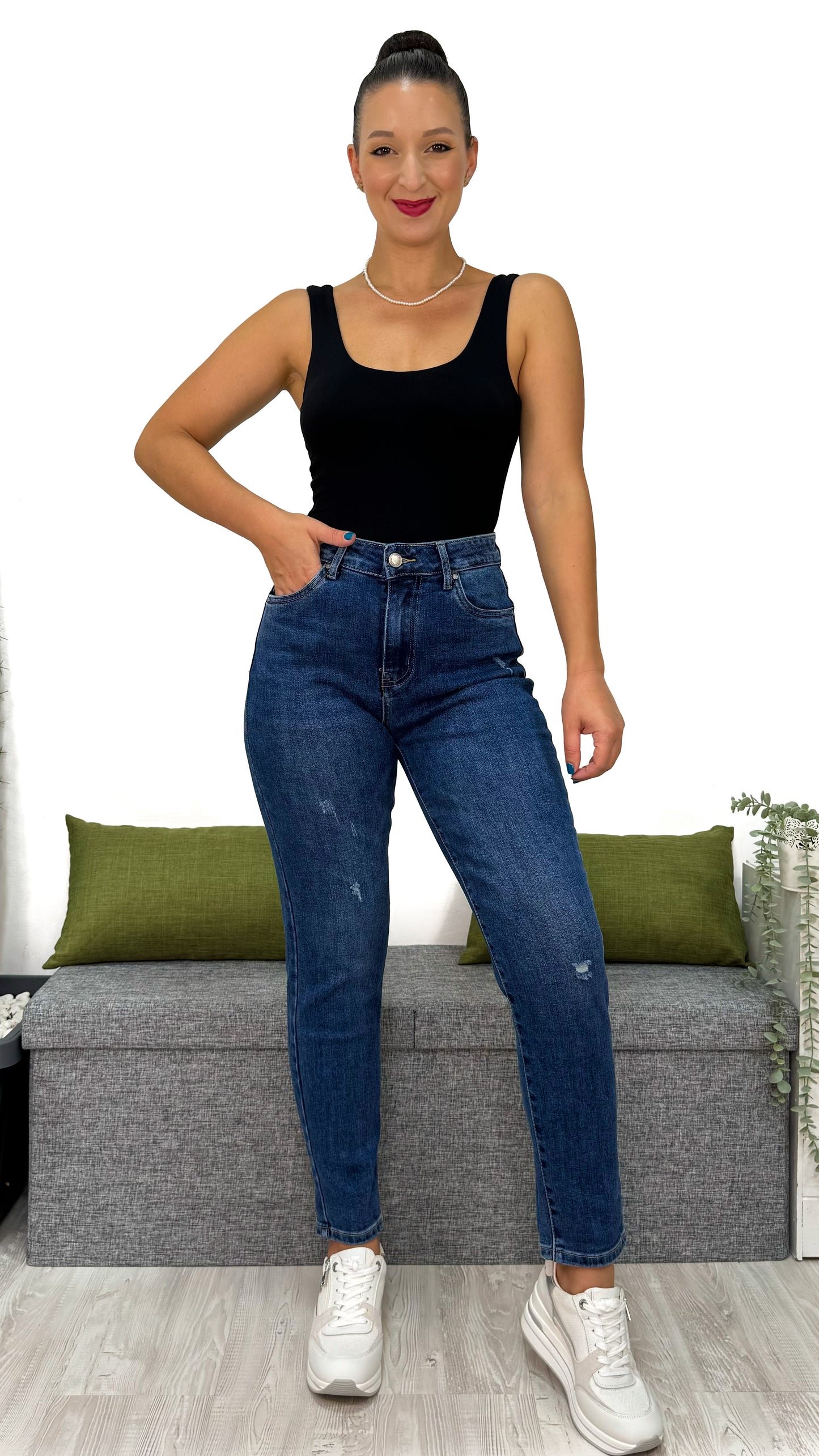 JEANS MOM-FIT ANNI ‘90