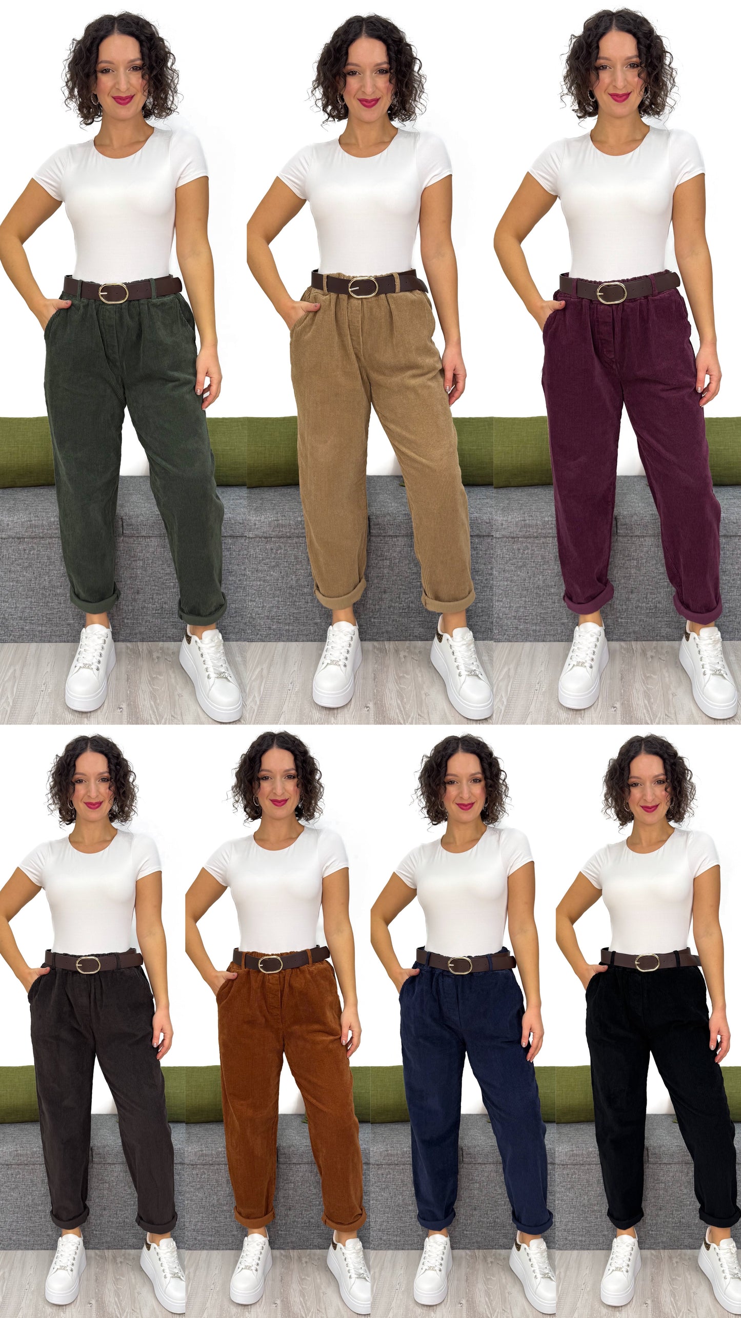 PANTALONE BALLON IN VELLUTO