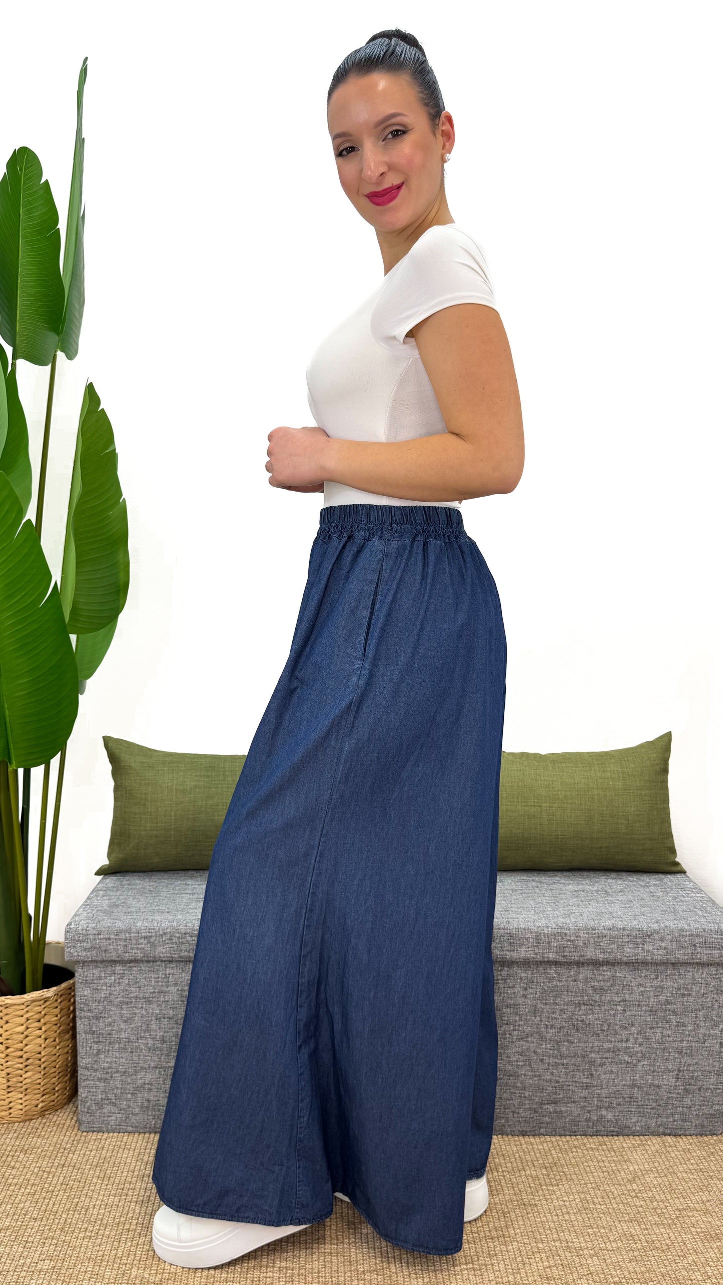PANTAGONNA DENIM LEGGERO