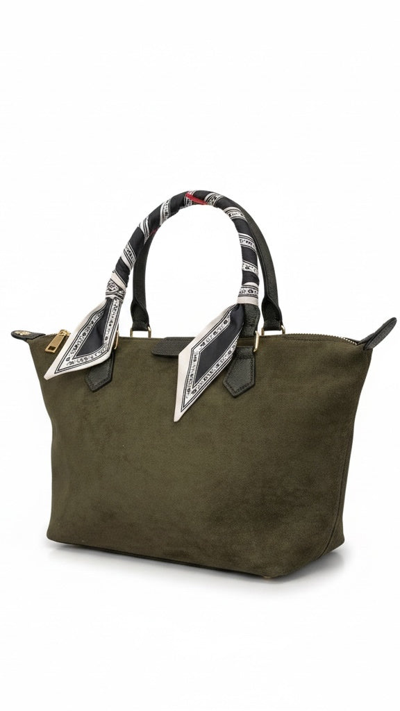 BORSA FOULARD MEDIA VERDE