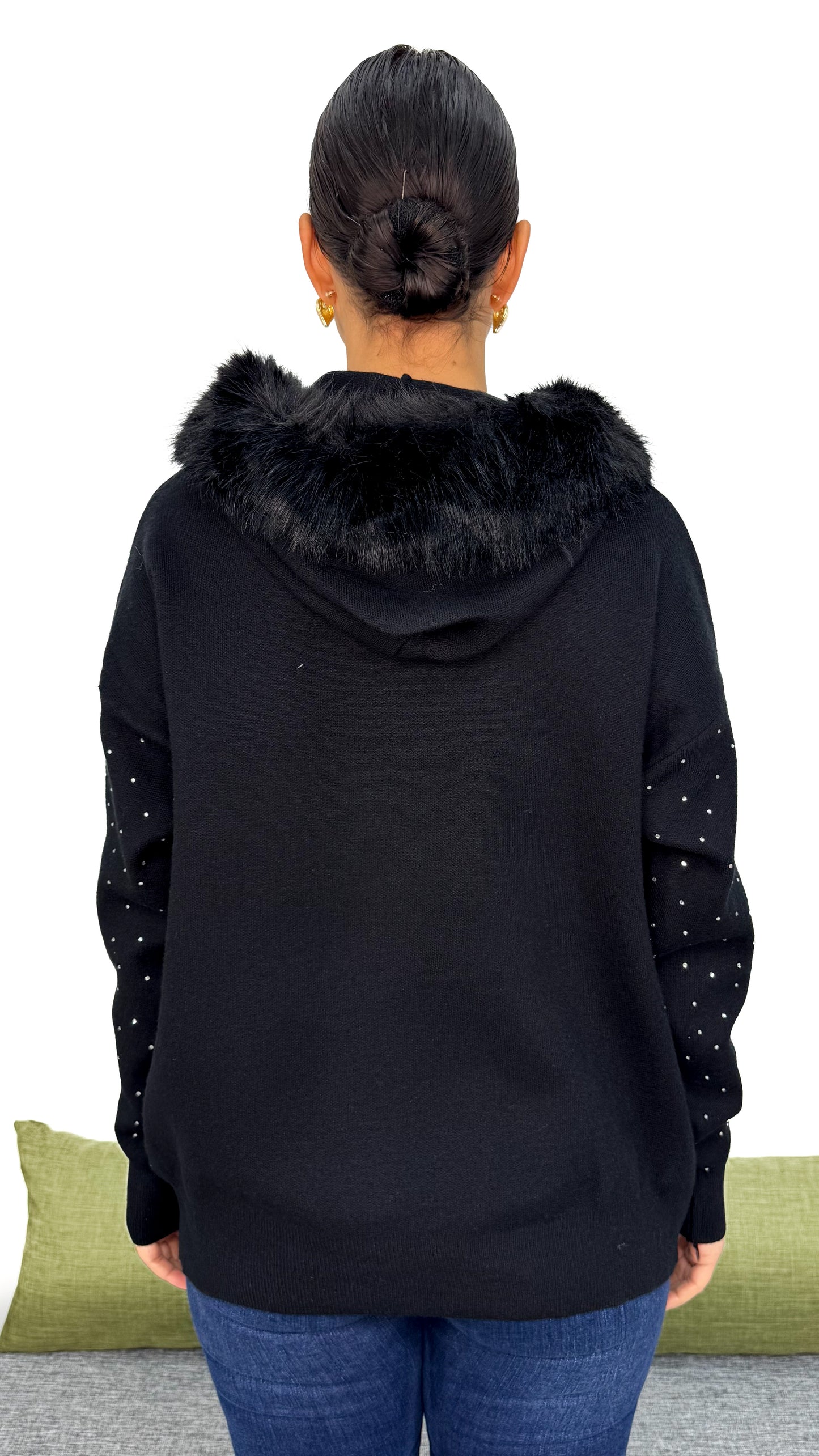 FELPA IN MAGLIA GLITTER