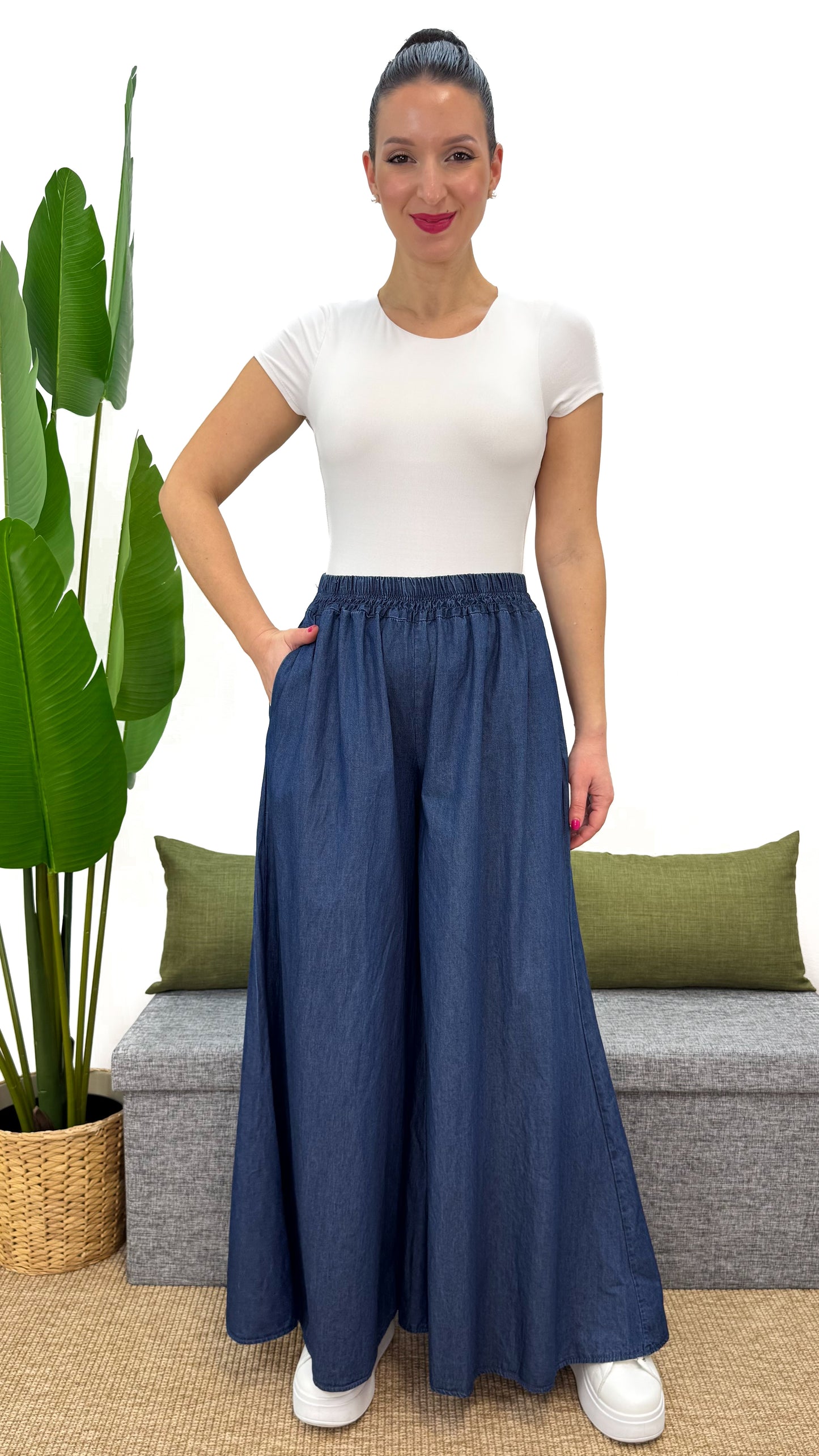 PANTAGONNA DENIM LEGGERO
