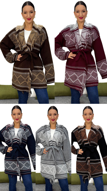 CARDIGAN TRIBALE