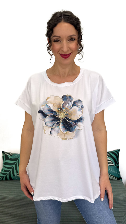 T-SHIRT PEONIA LINEA MORBIDA