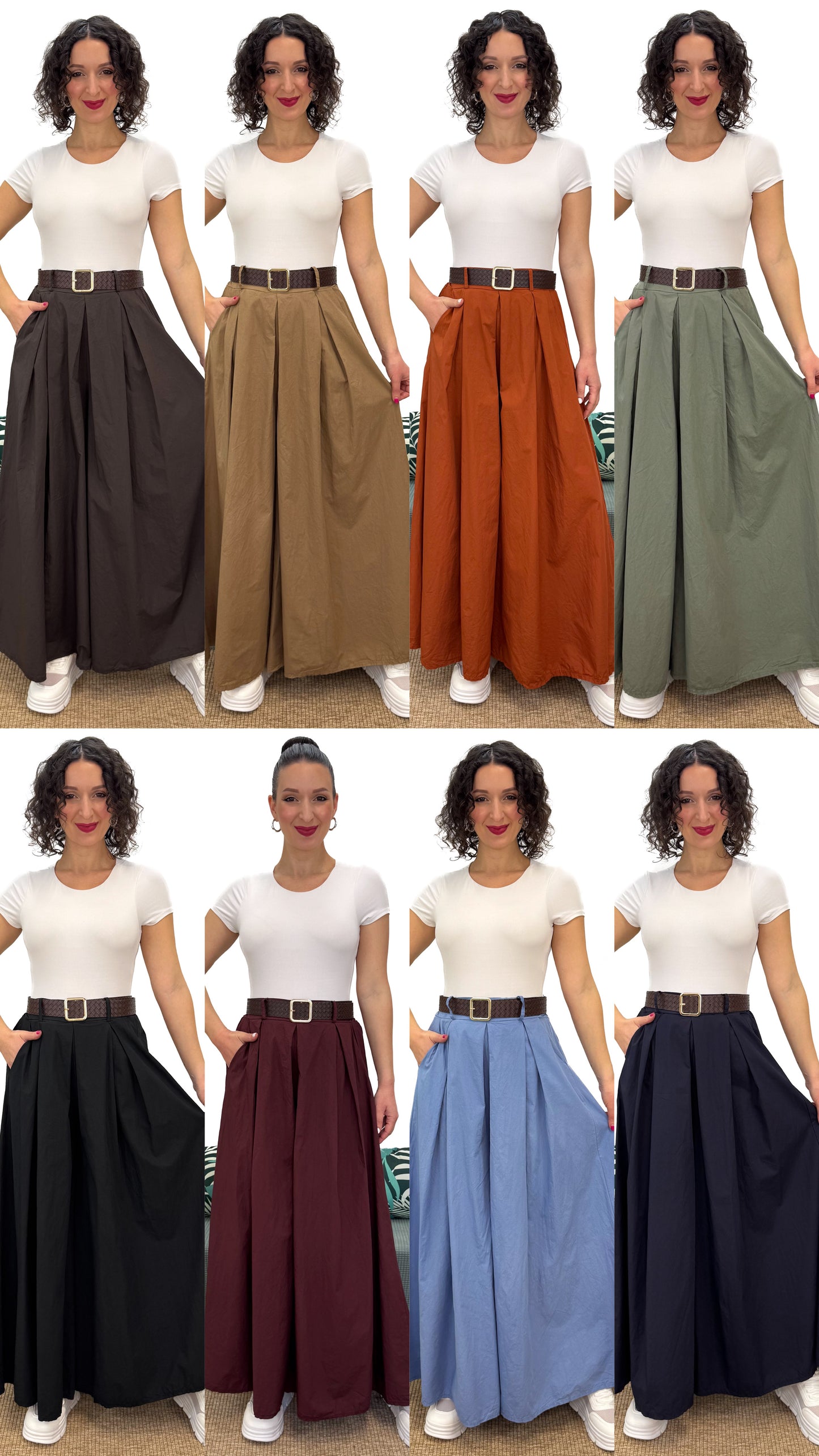 PANTAGONNA LUNGO 100% COTONE