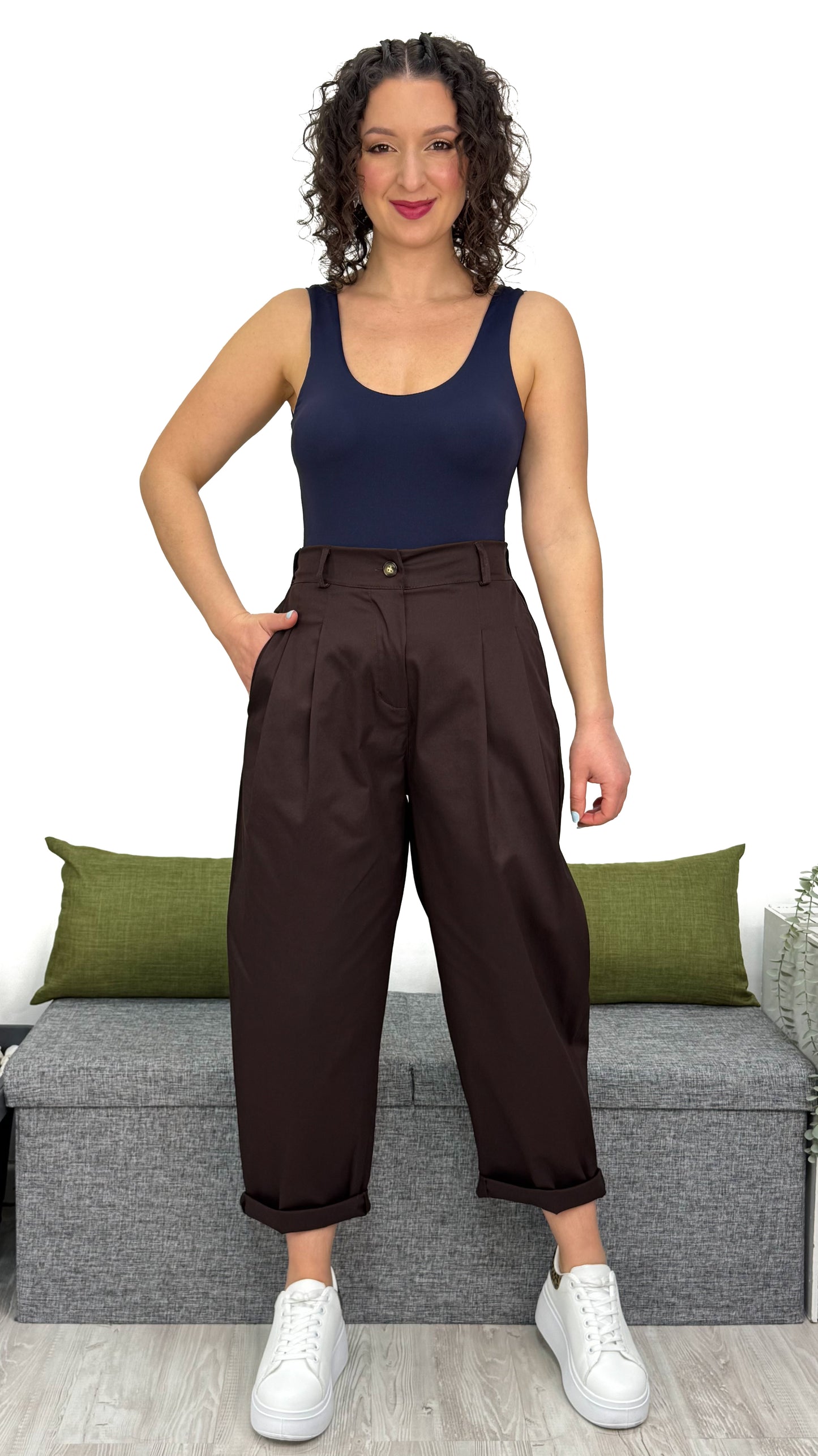 PANTALONE BALLON IN COTONE