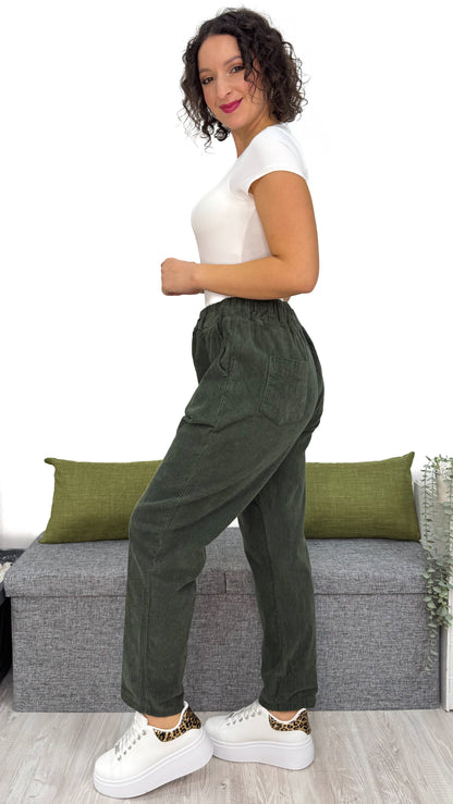 PANTALONE BALLON IN VELLUTO