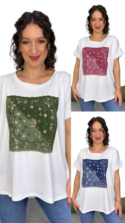 T-SHIRT BANDANA LINEA MORBIDA