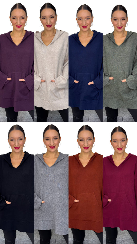 MAXI FELPA IN MAGLIA