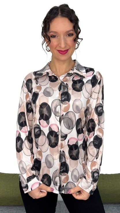 CAMICIA IN MAGLIA FANTASIA