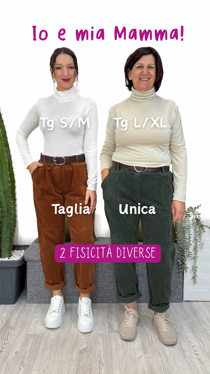 PANTALONE BALLON IN VELLUTO