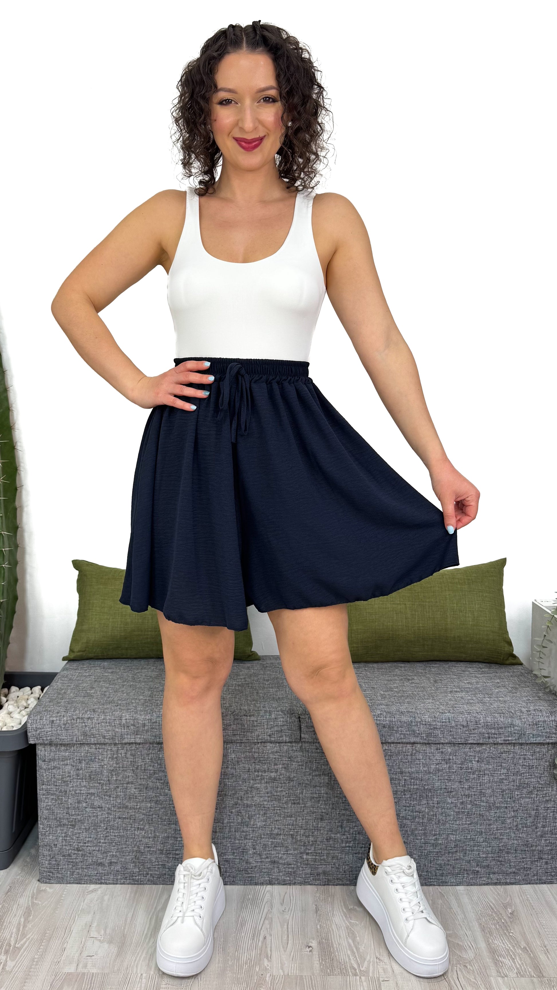 PANTALONCINO EFFETTO GONNA – Ventitre