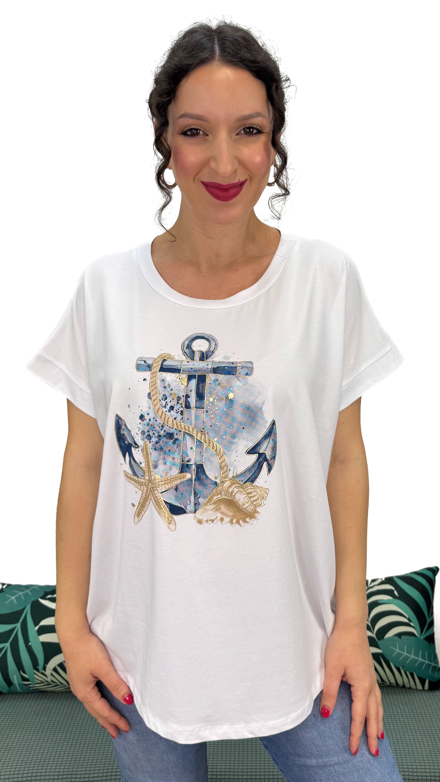 T-SHIRT ANCORA LINEA MORBIDA