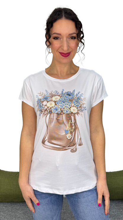 T-SHIRT FLOREALE