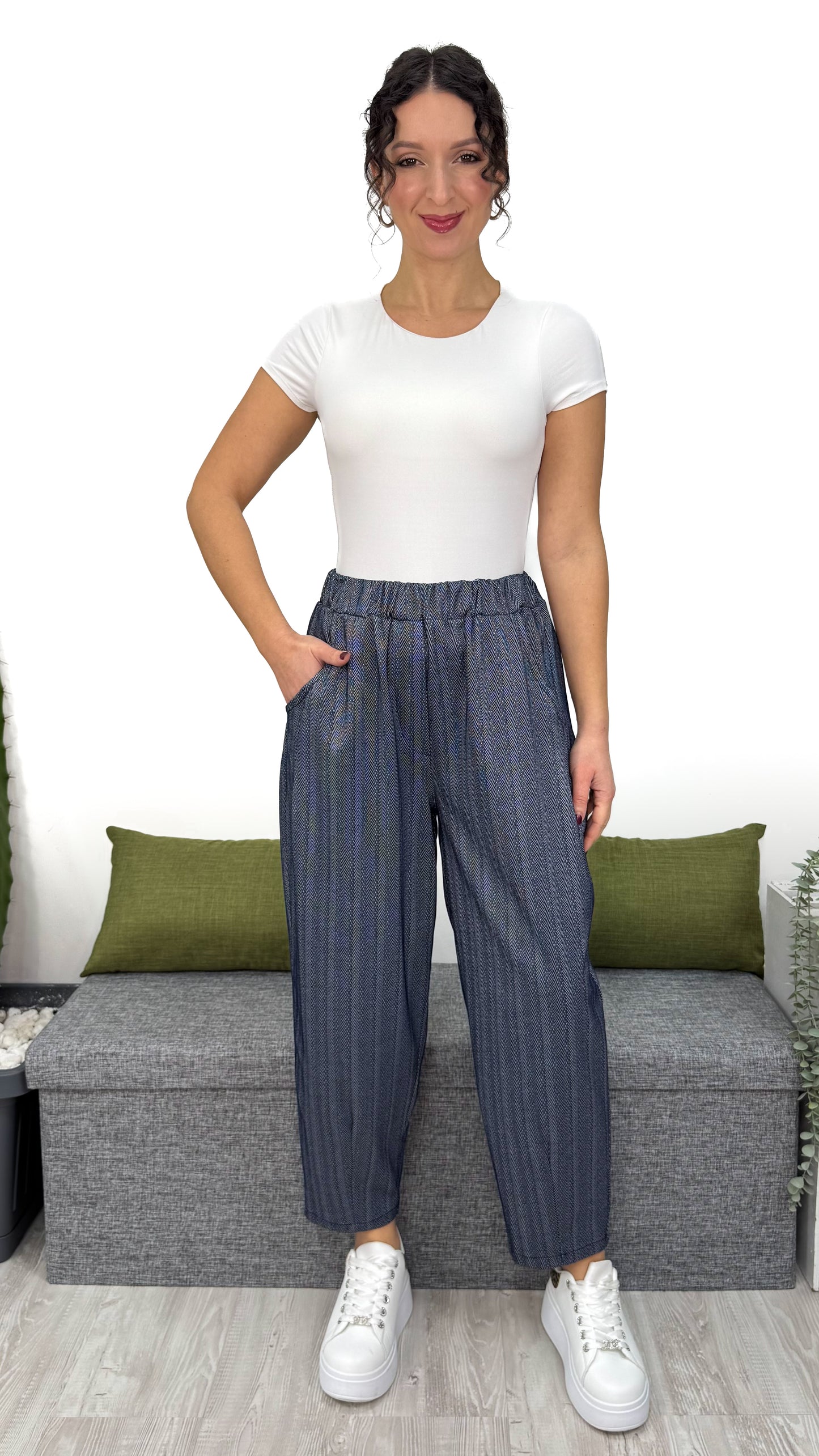 PANTALONE TWEED BALLON