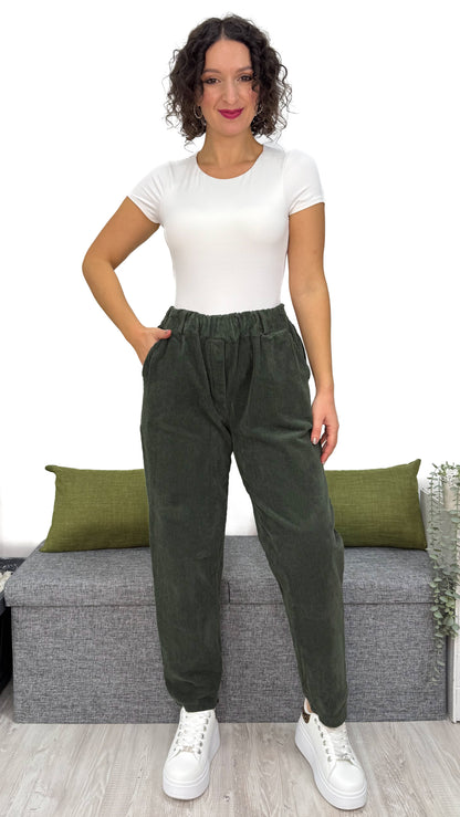 PANTALONE BALLON IN VELLUTO