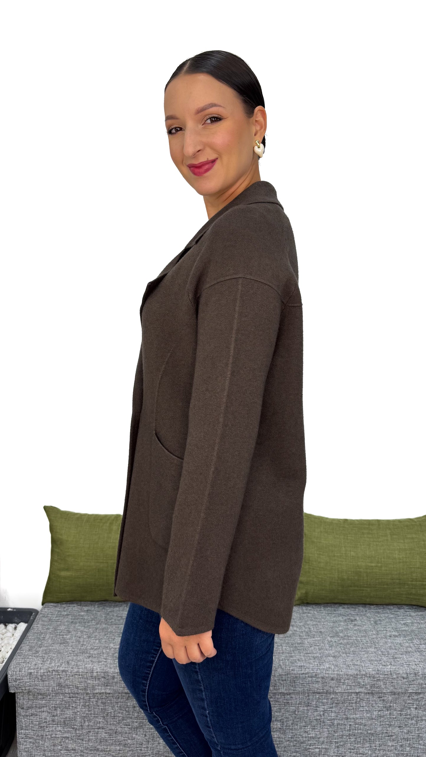 CARDIGAN/BLAZER IN MAGLIA