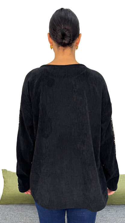MAGLIA PAILLETTES LINEA MORBIDA