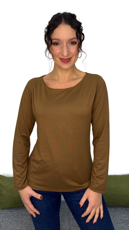 MAGLIA BASIC TINTA UNITA