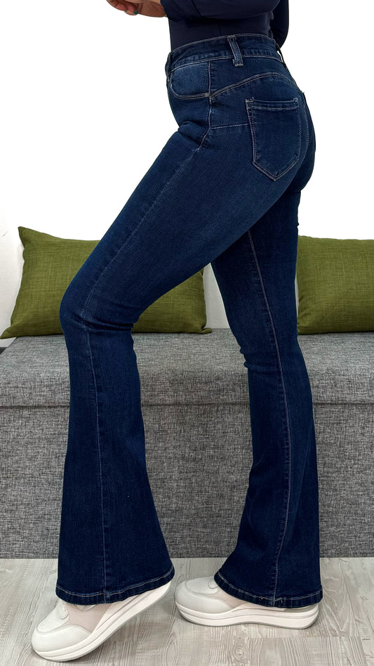 JEANS FLARE EFFETTO -5kg