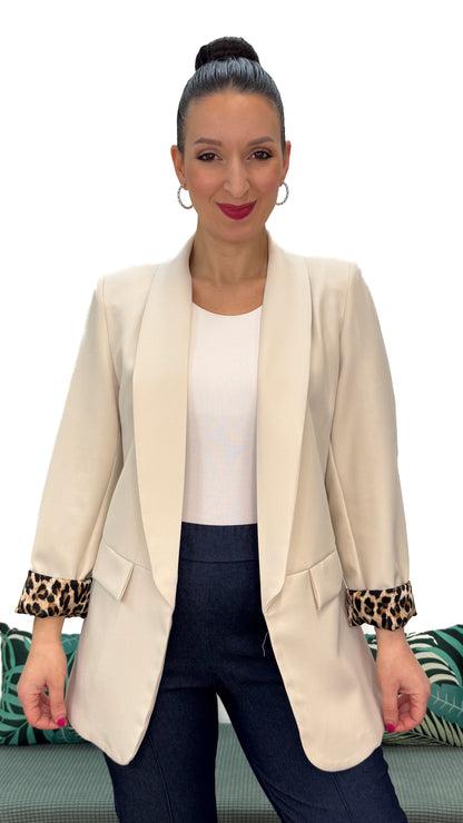 BLAZER FODERATO MACULATO