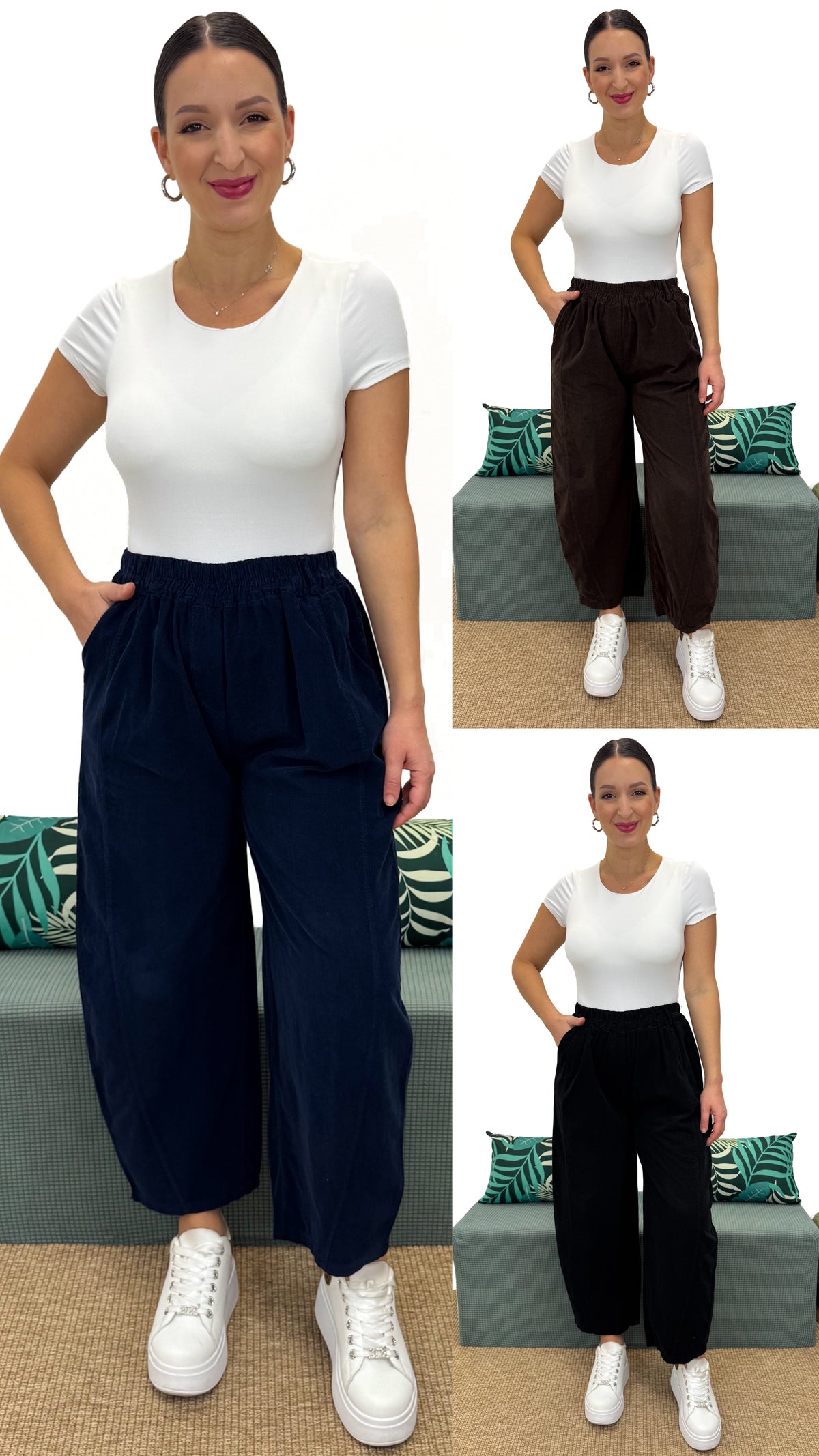 PANTALONE BARREL VELVET