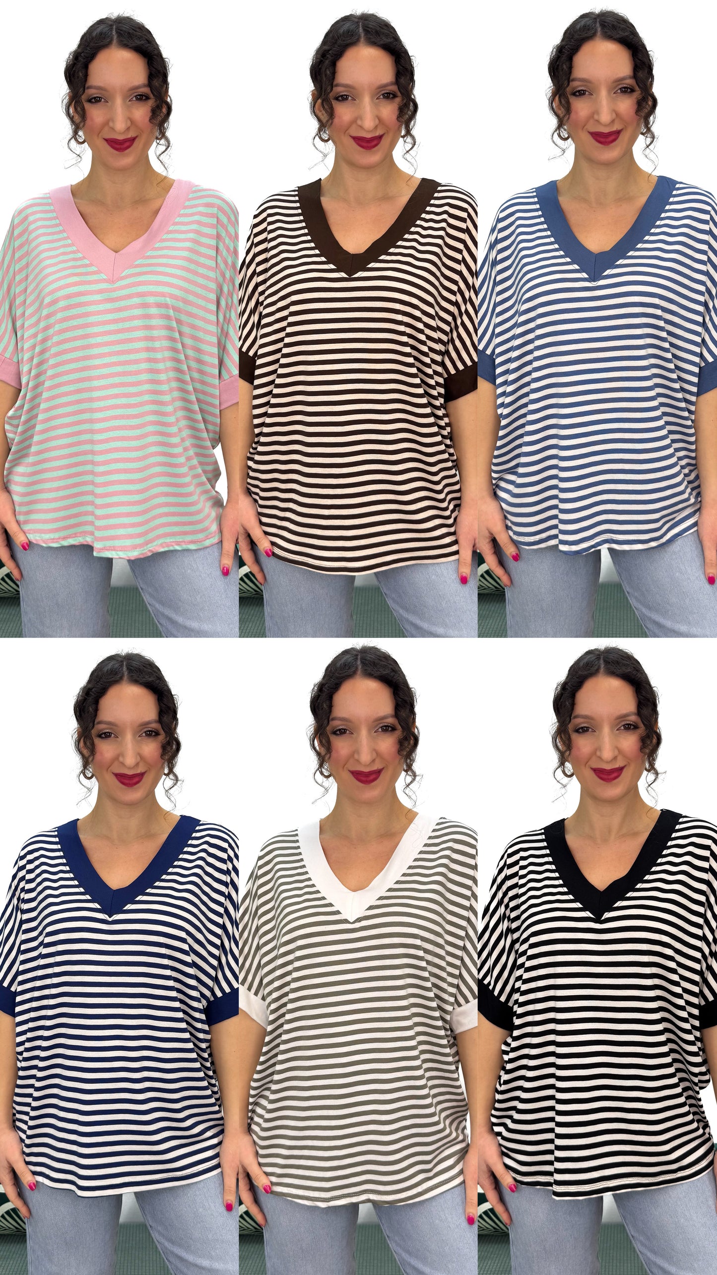 T-SHIRT MORBIDA A RIGHE