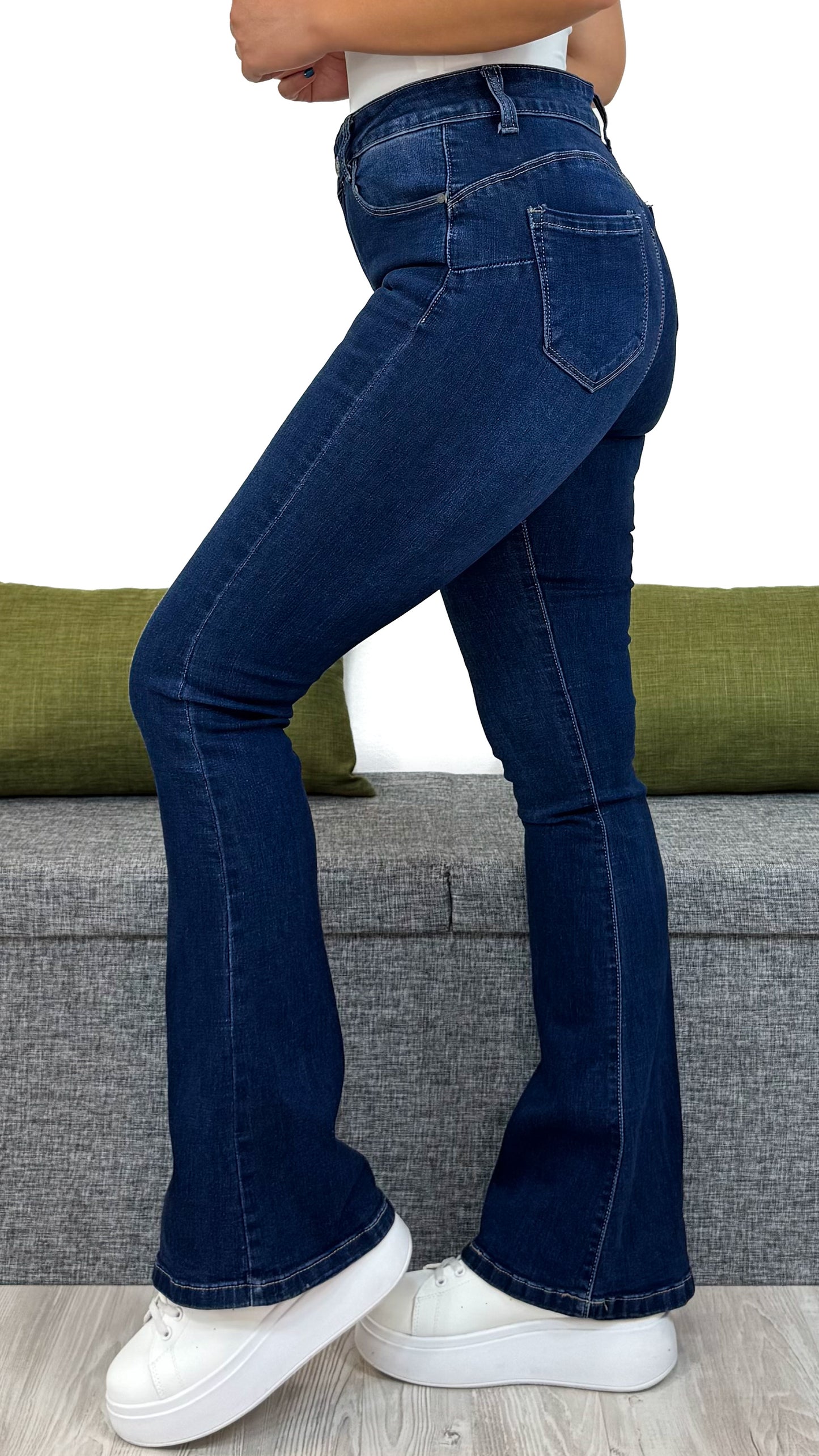 JEANS FLARE EFFETTO -5kg