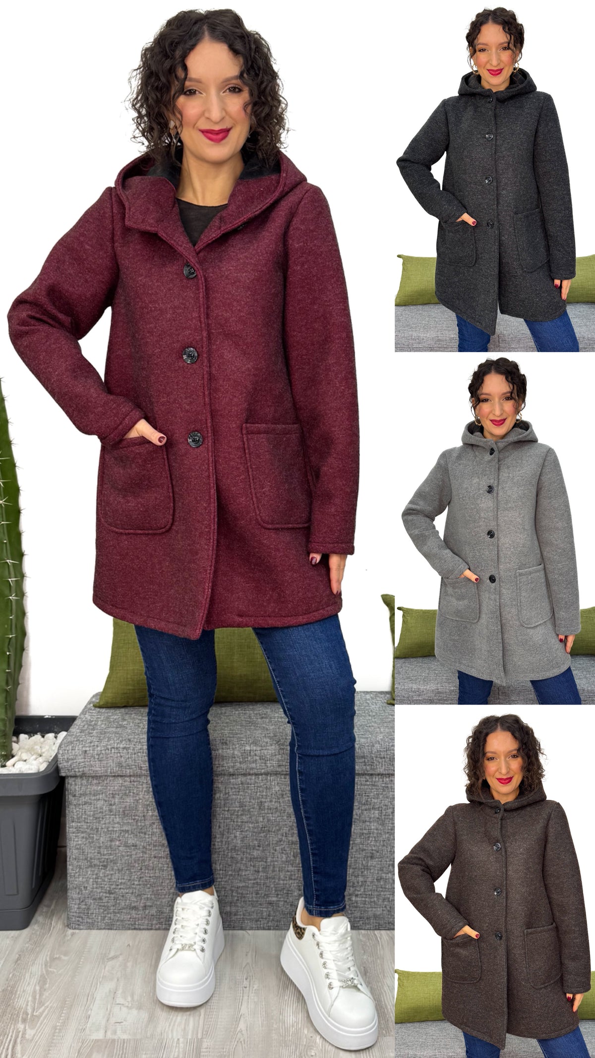 CAPPOTTO BOTTONI con micro pile